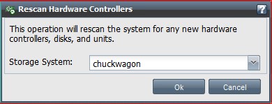 Rescan Hardware Controllers