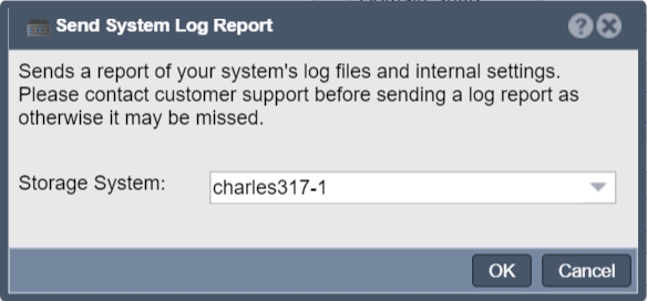 Send Log Report