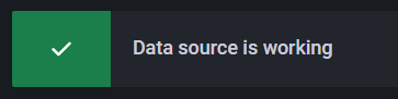 Data Source is working