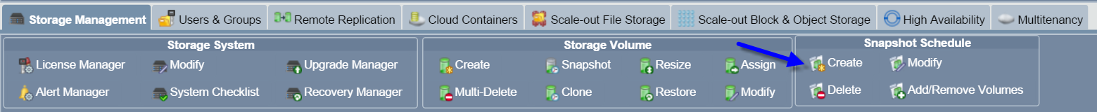 Qs4 create snapshot schedule toolbar.png