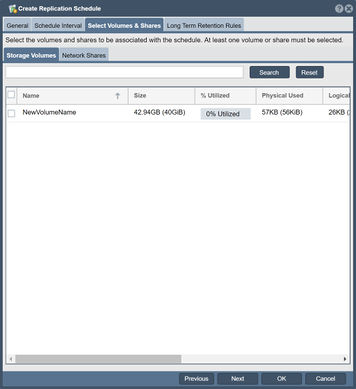 Create Replication Schedule - Select Volumes & Shares.jpg