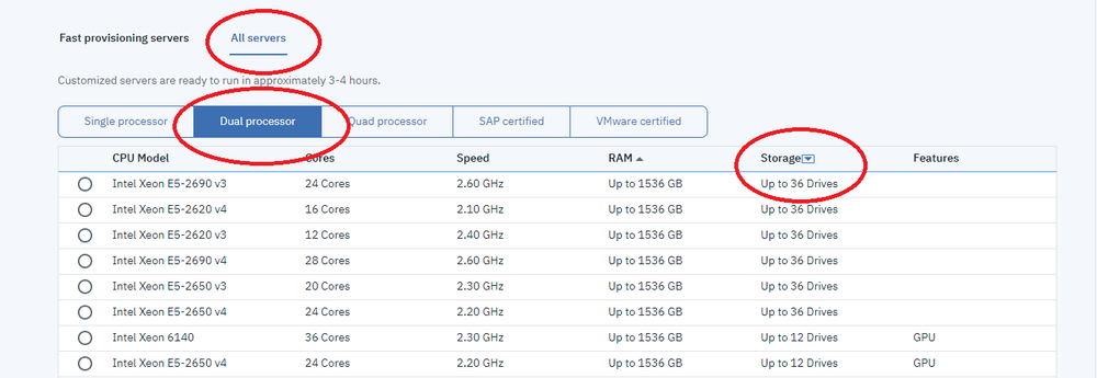 QuantaStor 5 server chassis options