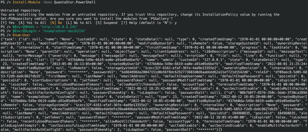 Example usage