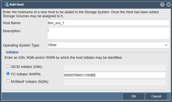 Qs ibmsvc host add.png