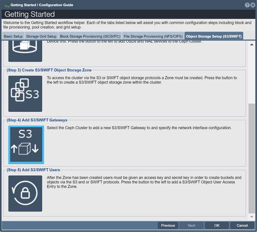 Add S3/SWIFT Gateways